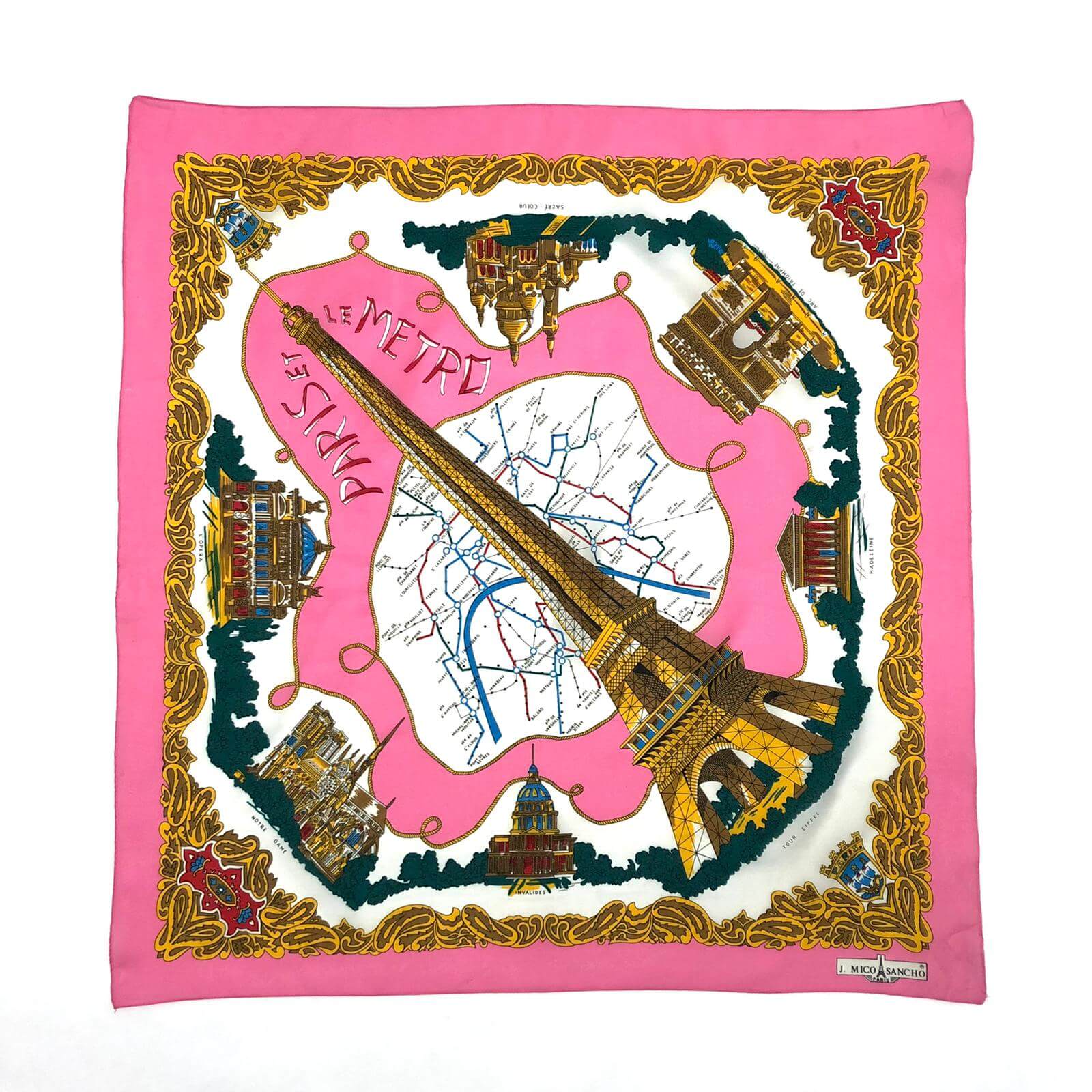 Vintage Wholesale Square Neck Scarves - Image 3