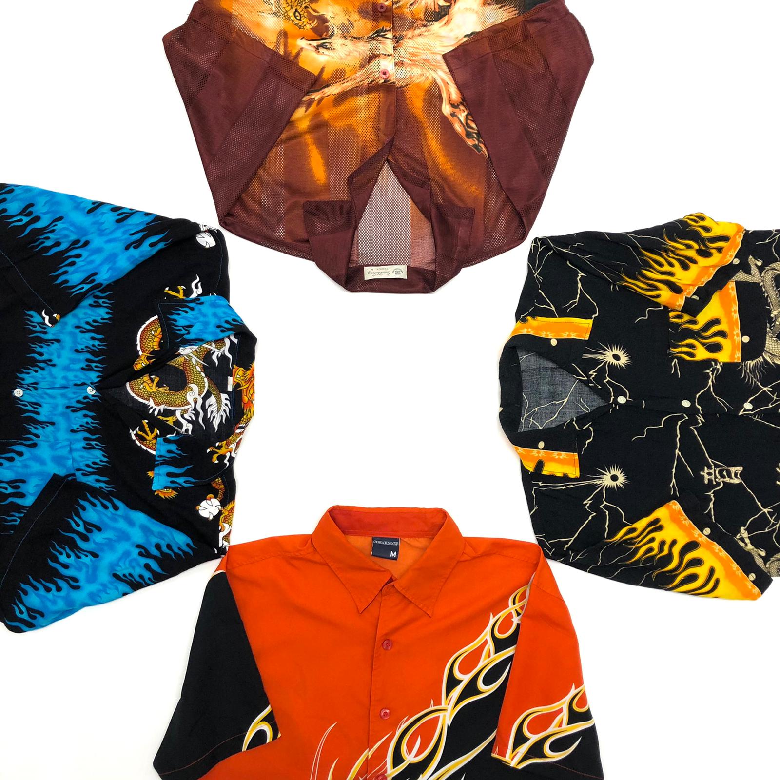 Vintage Wholesale 90's Dragon Shirts - Image 3