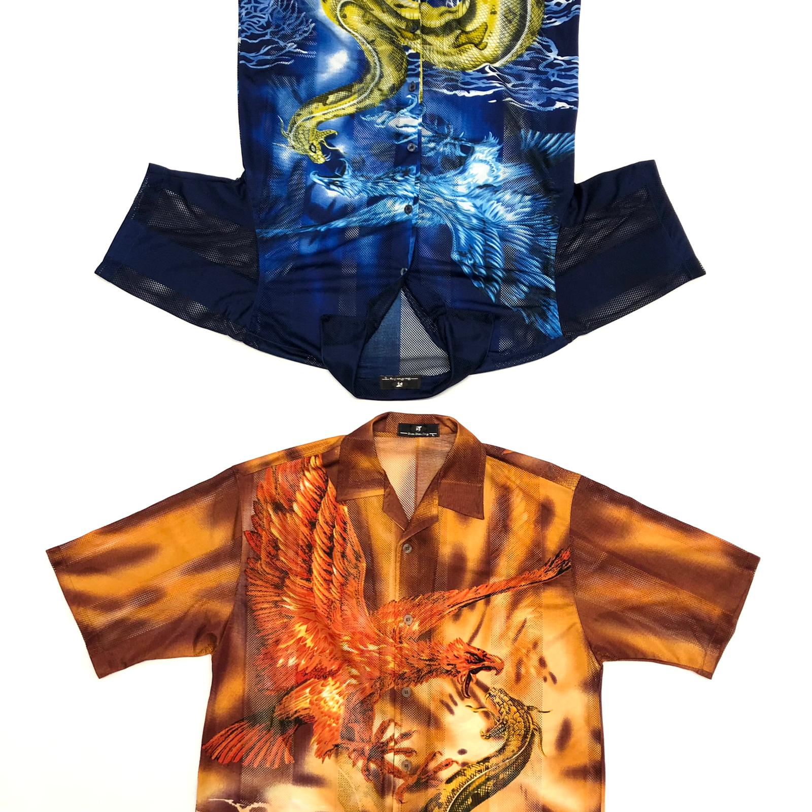 Vintage Wholesale 90's Dragon Shirts - Image 4