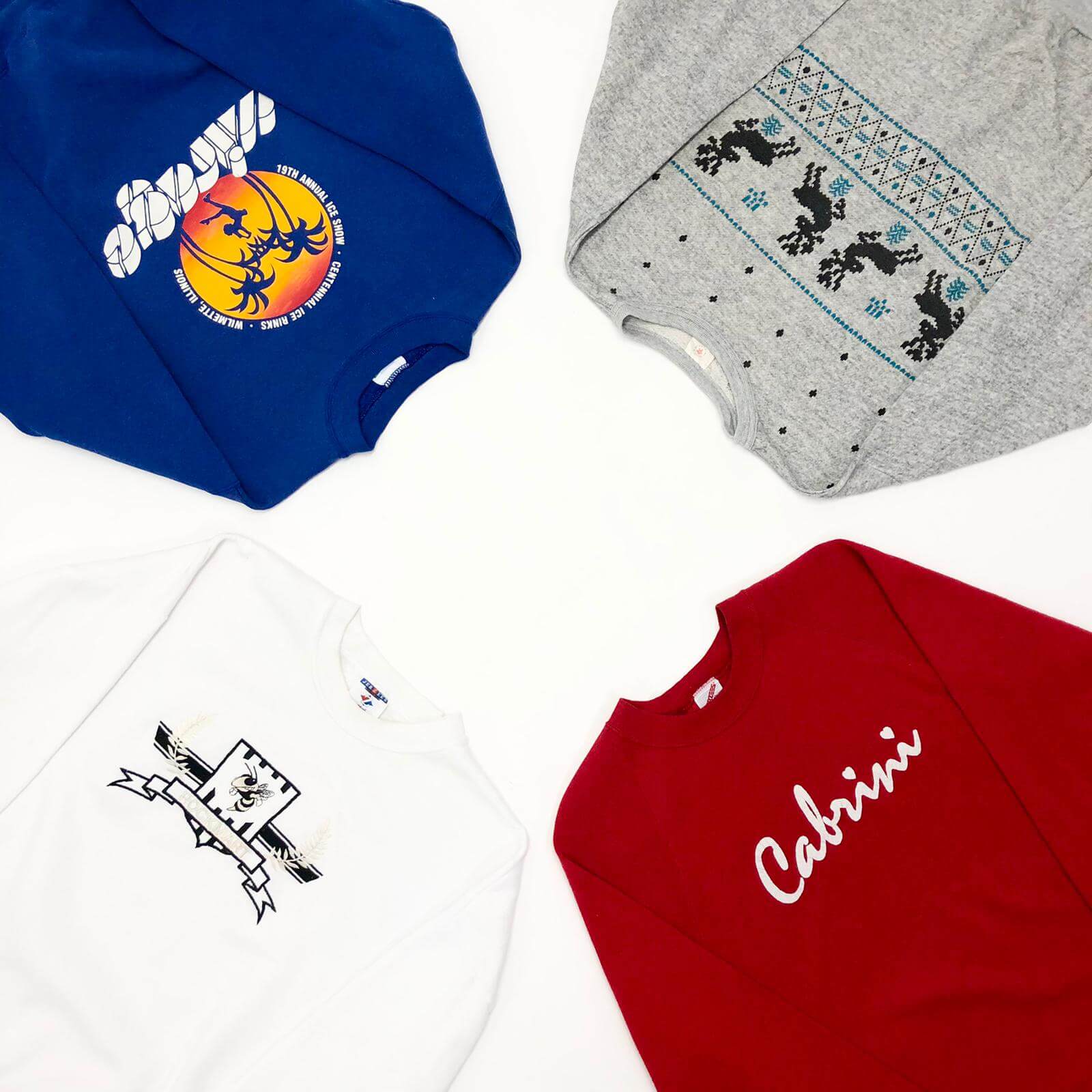 Vintage Wholesale USA Printed Sweaters