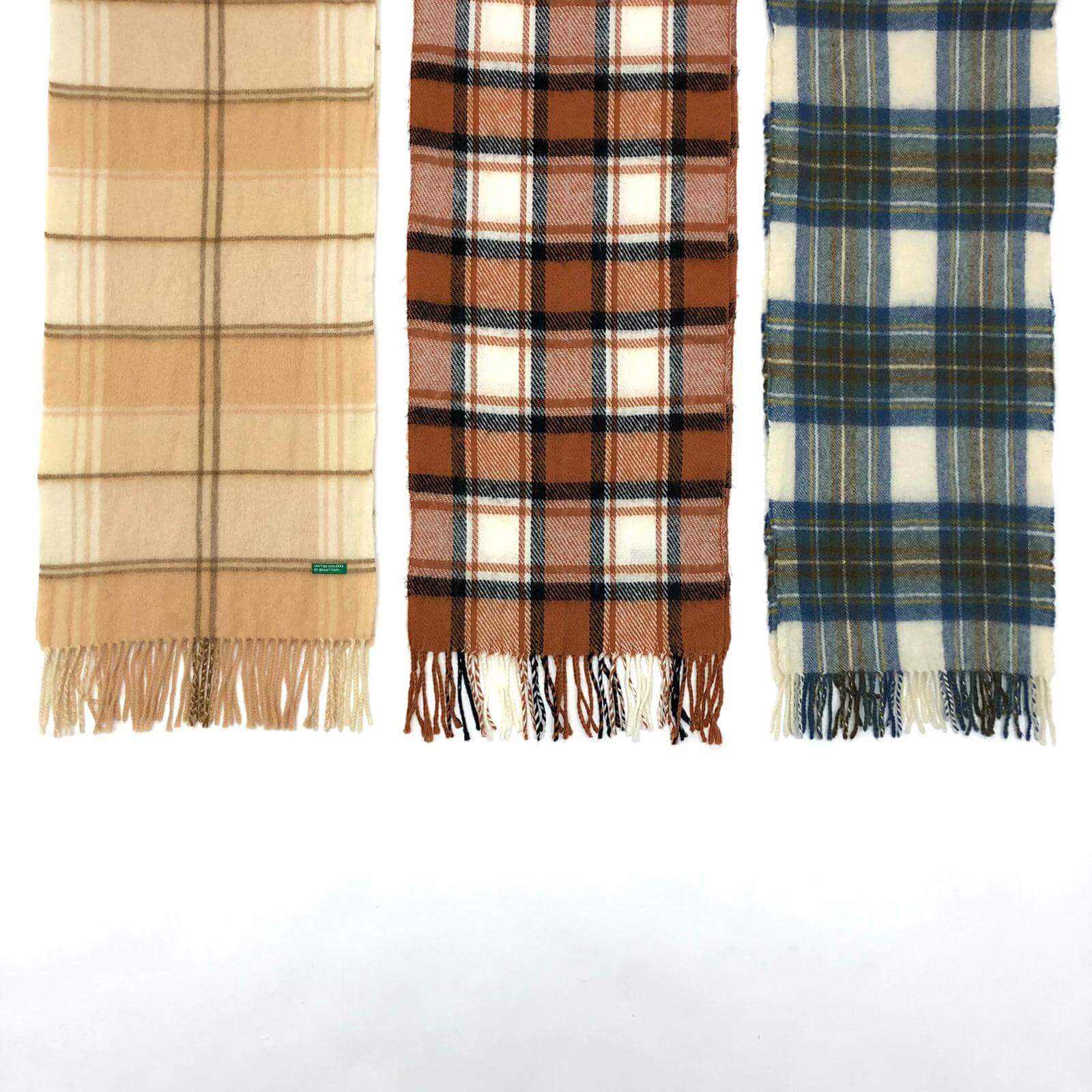 Vintage Wholesale Checked Scarves - Image 3