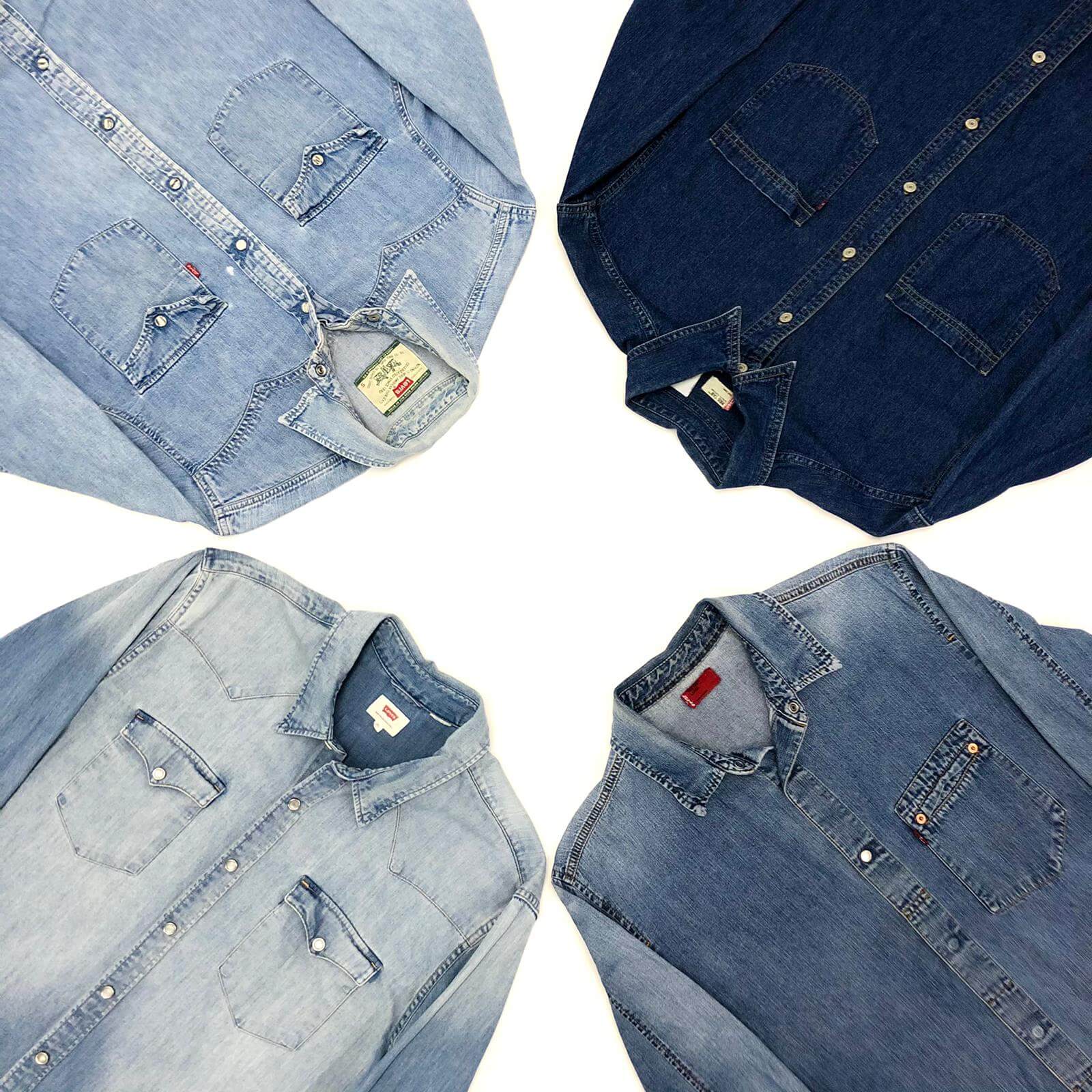Vintage Wholesale Denim Shirts