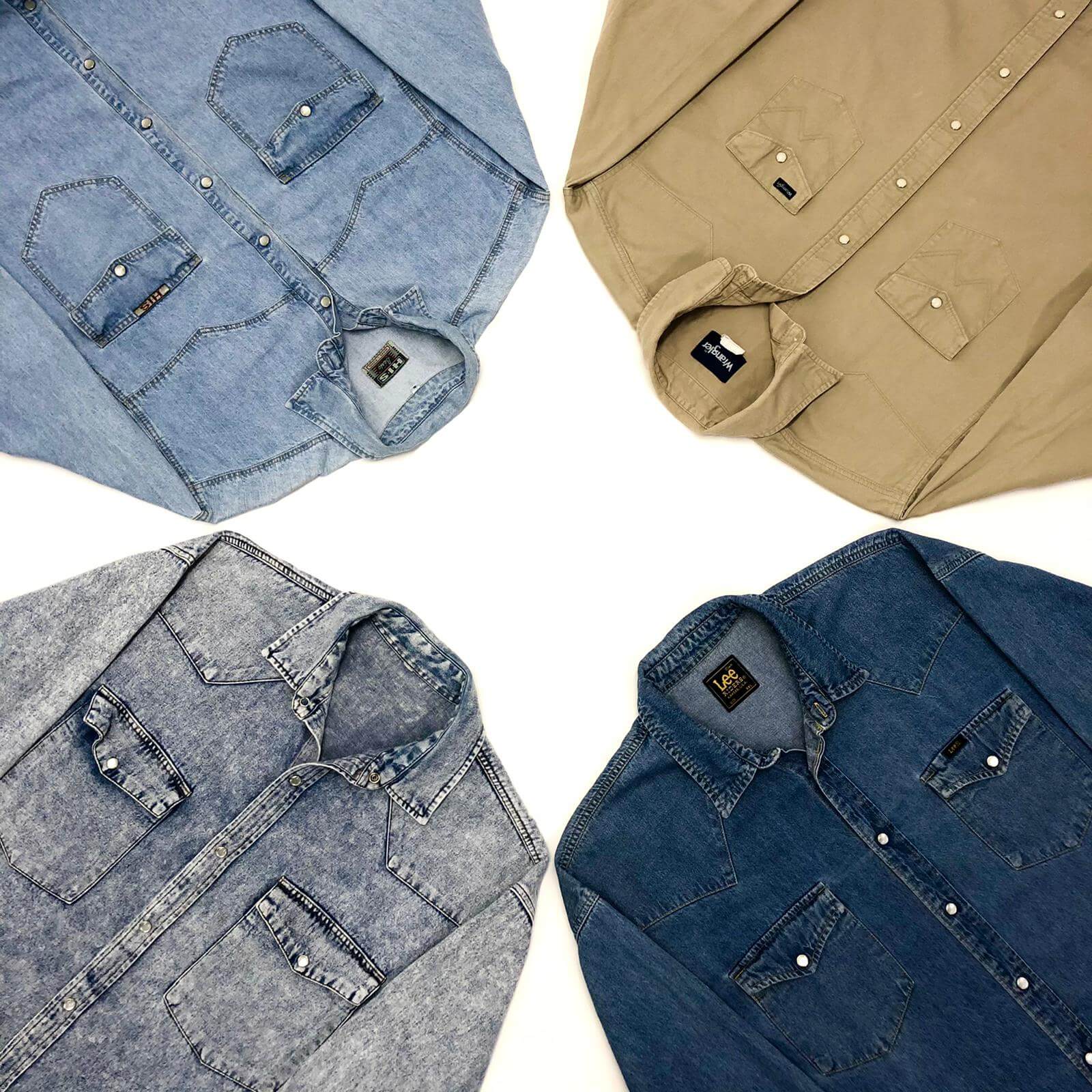 Vintage Wholesale Denim Shirts - Image 2
