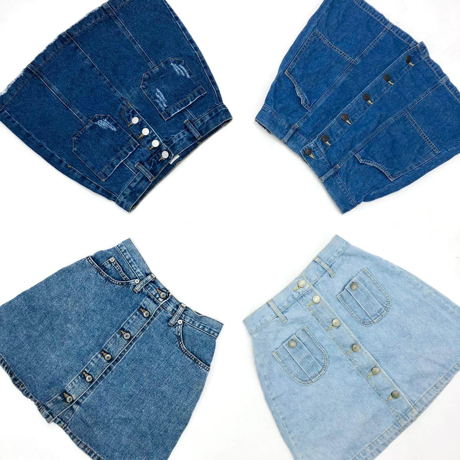 Vintage Wholesale Denim Skirts