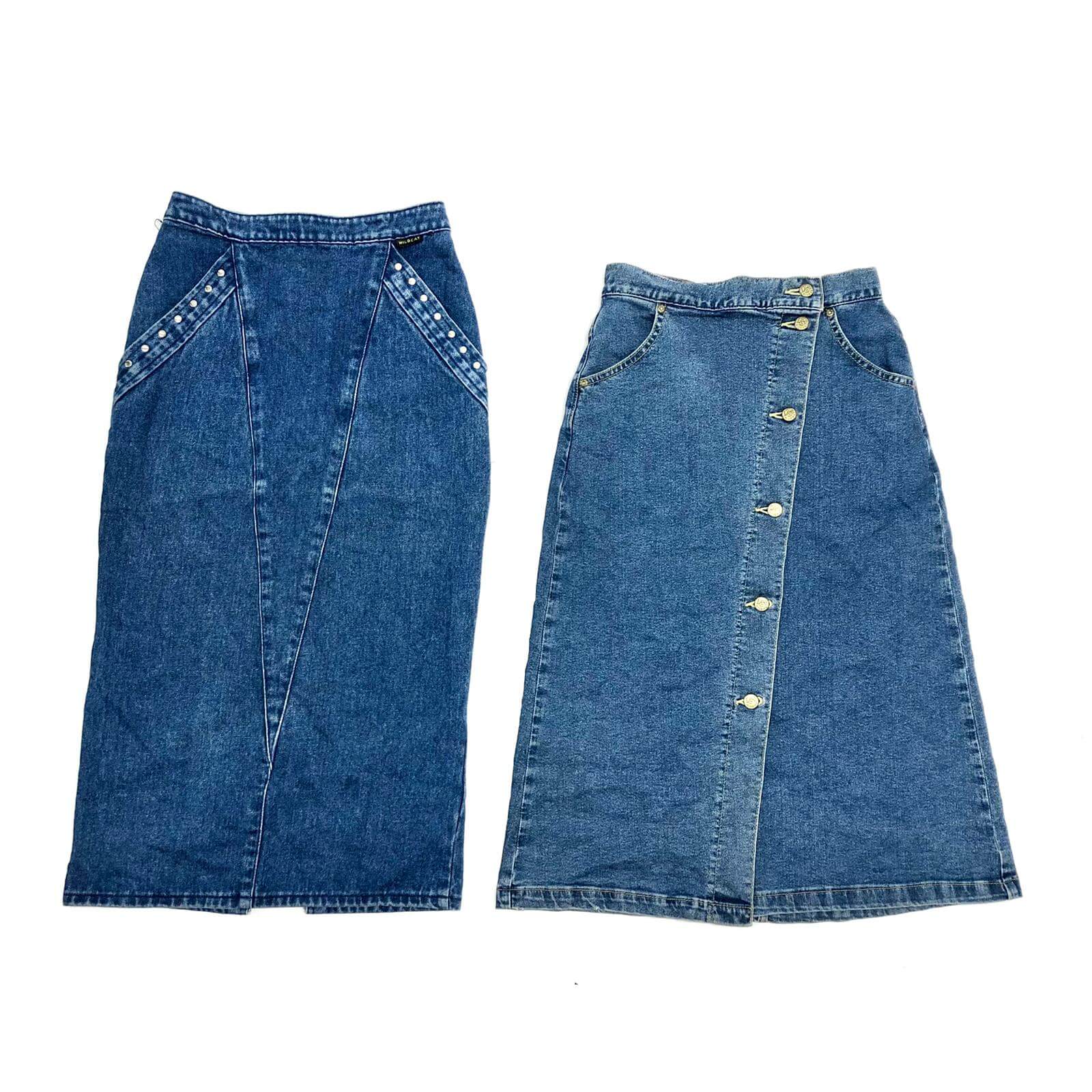 Vintage Wholesale Denim Skirts - Image 3
