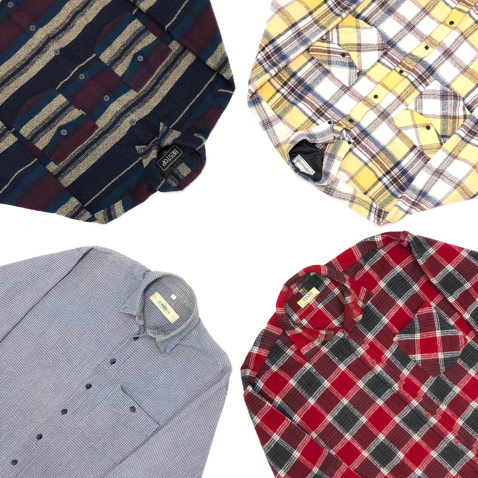Vintage Wholesale Flannel Shirt mix