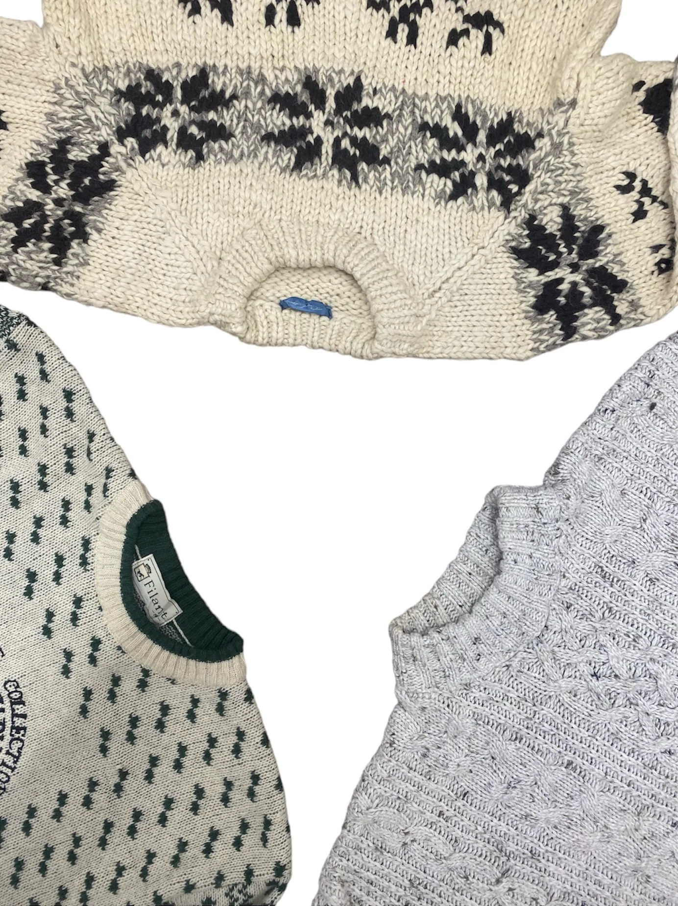 Vintage Wholesale Heavy Knitted Wool Mix