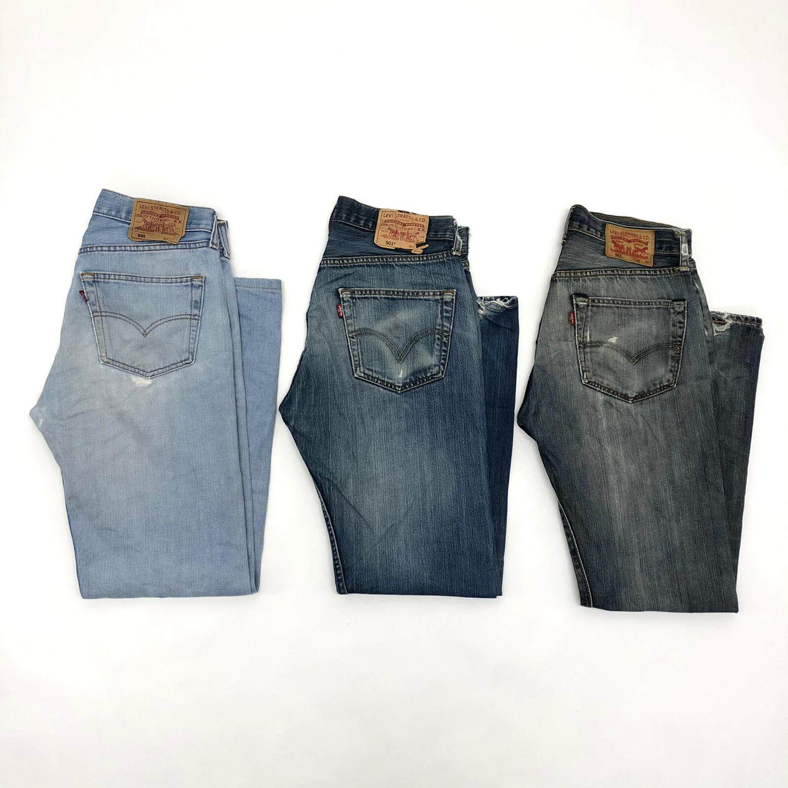 Vintage Wholesale Levi's 501 Mix Blue/Black Grade B - Image 3
