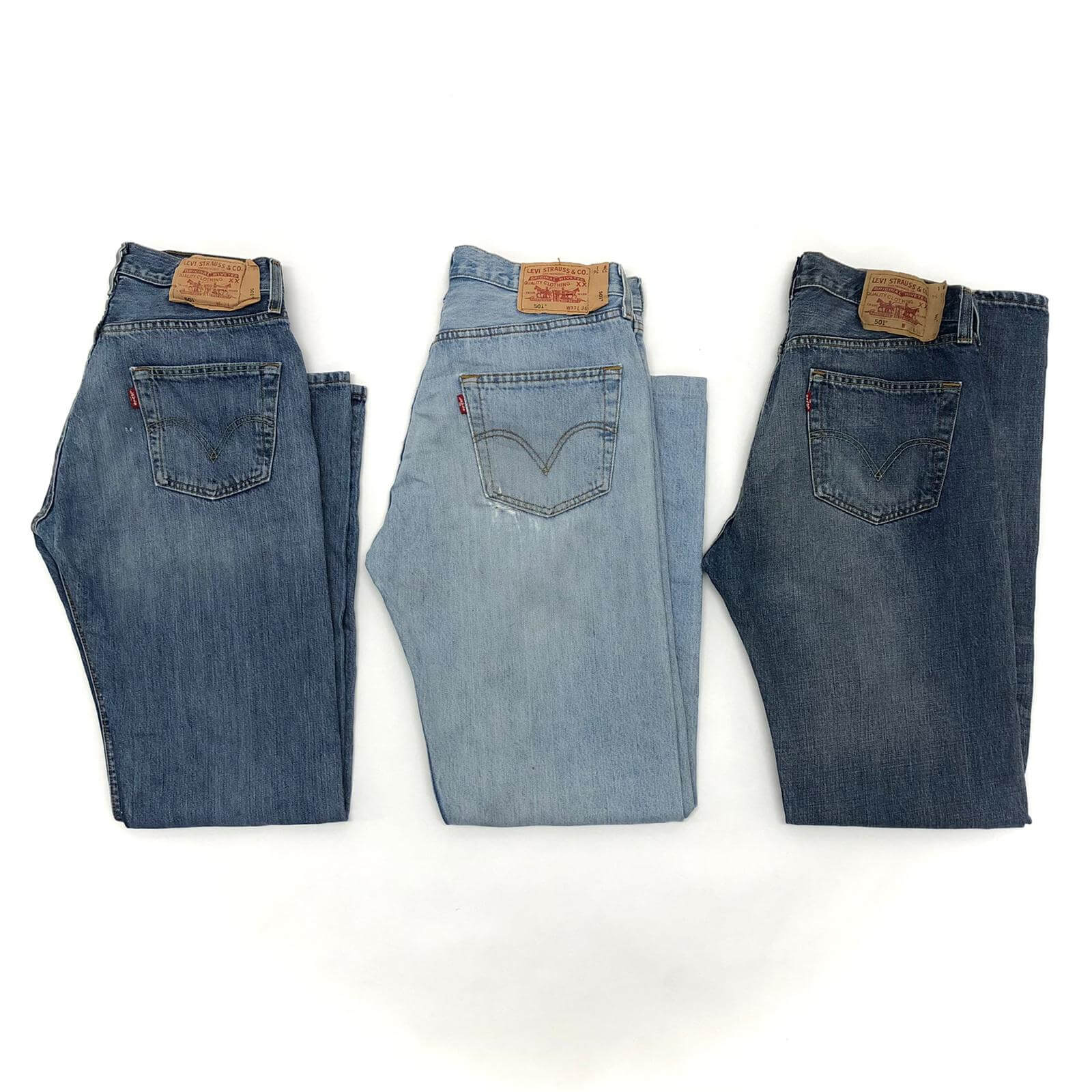 Vintage Wholesale Levi's 501 Blue Grade B Mix - Image 4