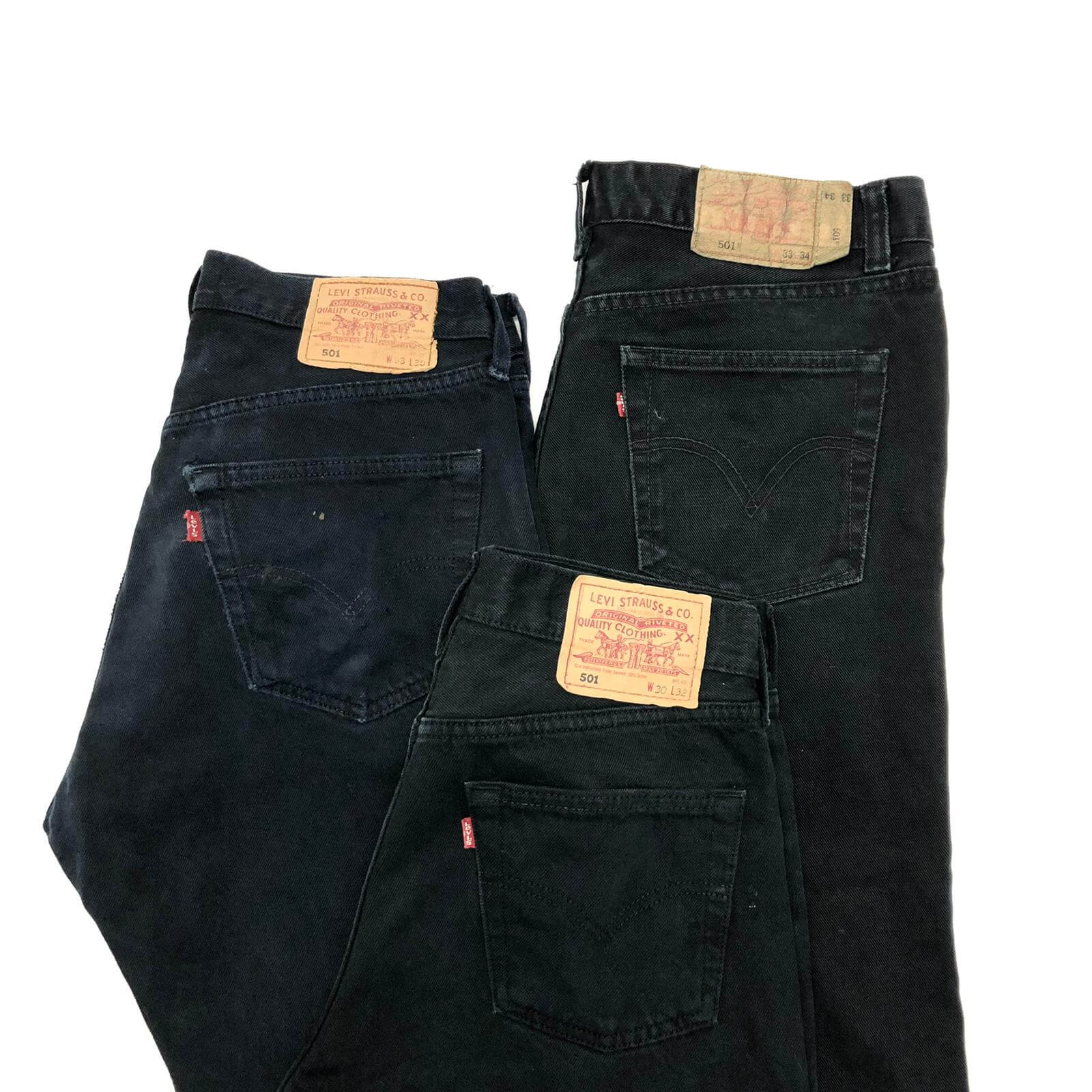 Vintage Wholesale Levis 501 Black Jeans