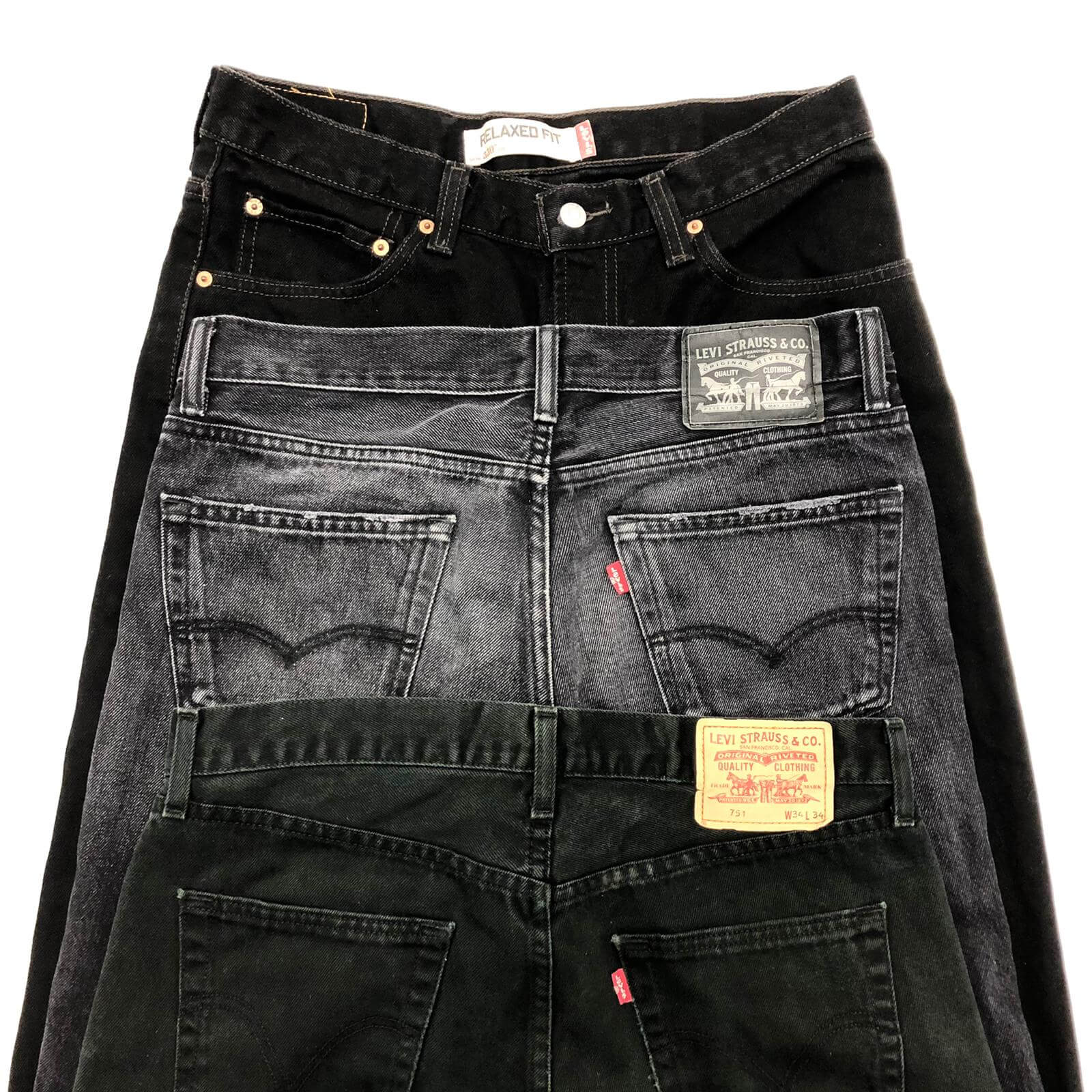 Vintage Wholesale Levis Black Mix Series Grade A - Image 3