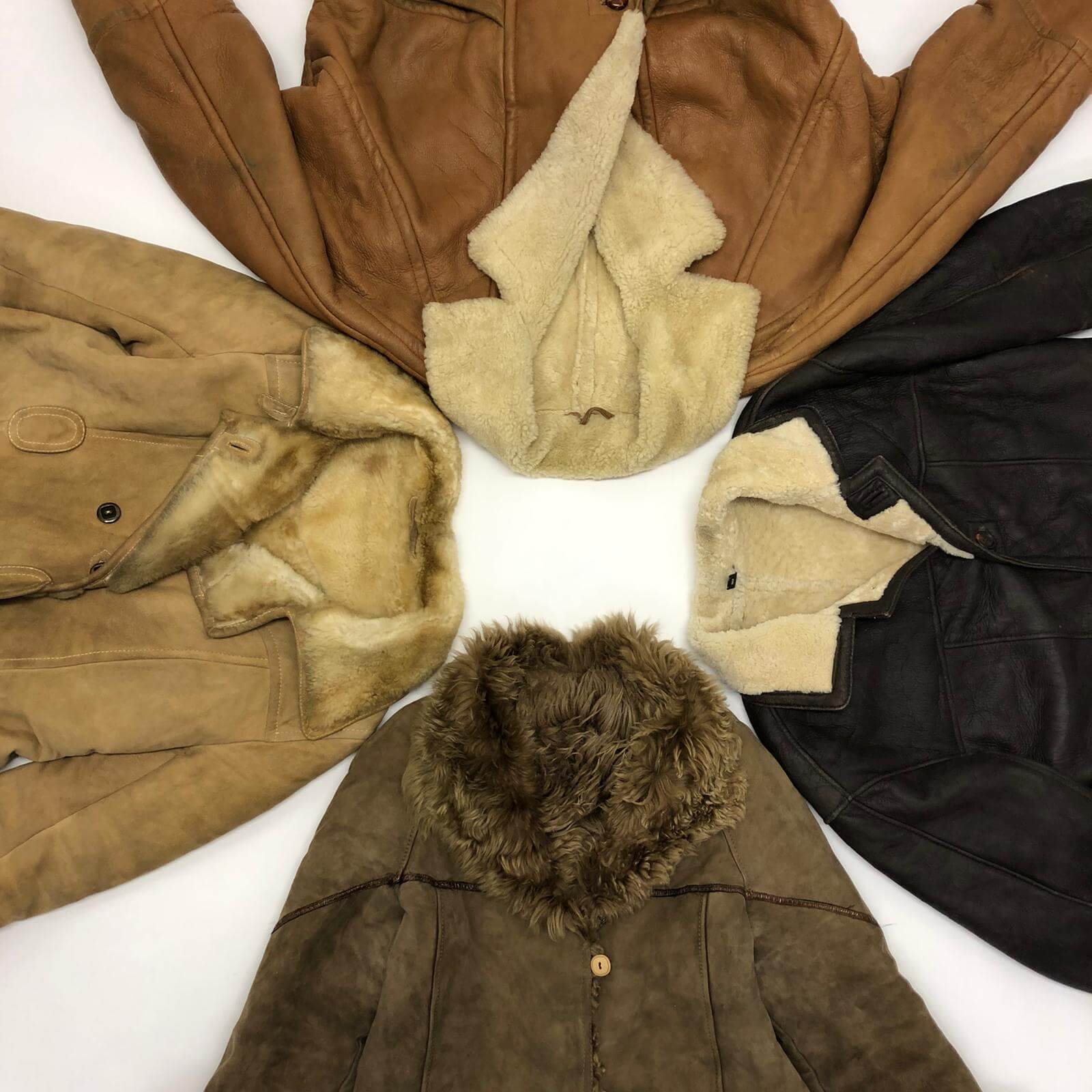Vintage Wholesale Mens Sheepskin Coats