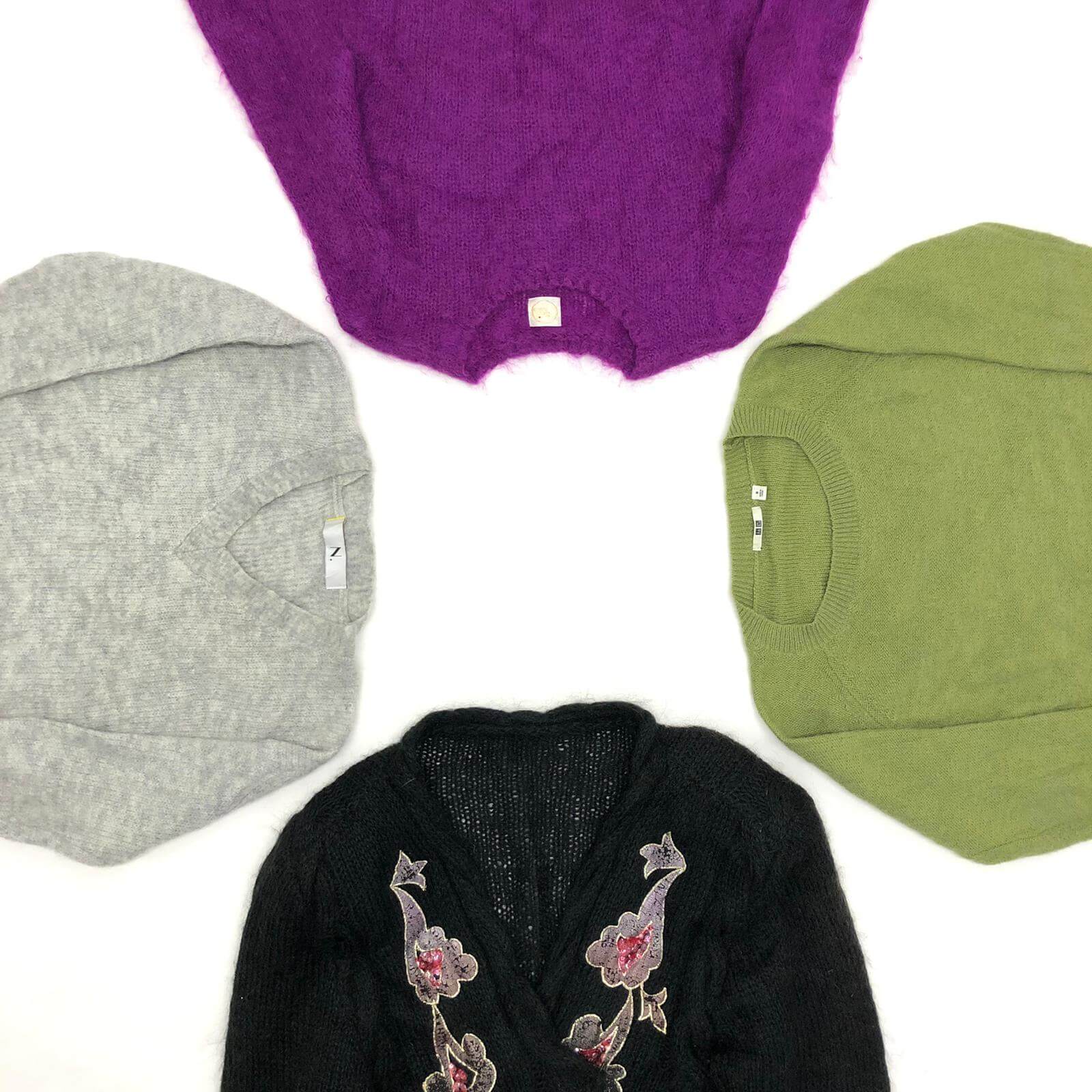 Vintage Wholesale Mohair Ladies Jumper & Cardigan Mix - Image 3
