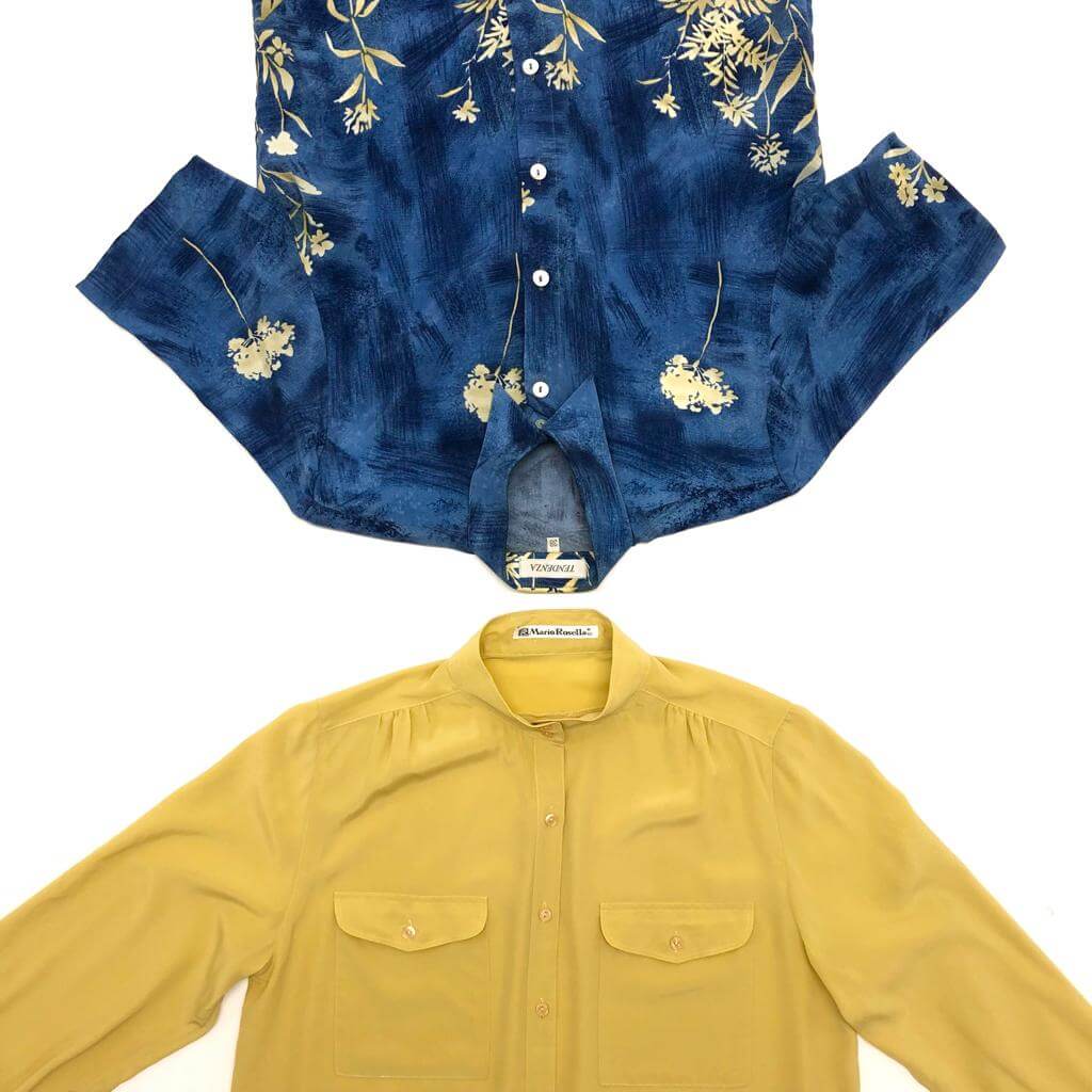 Vintage Wholesale Silk Blouse Mix - Image 3