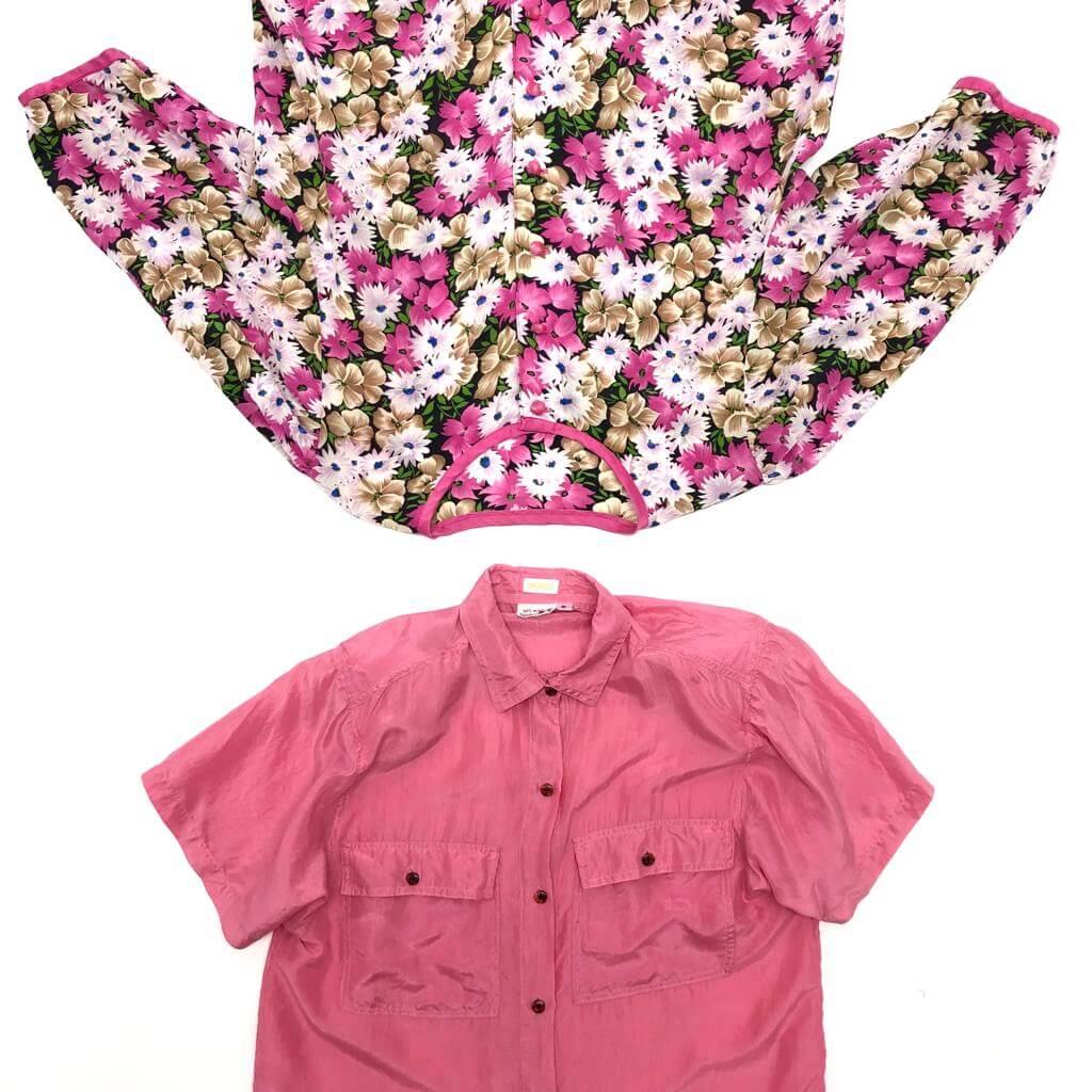 Vintage Wholesale Silk Blouse Mix - Image 5