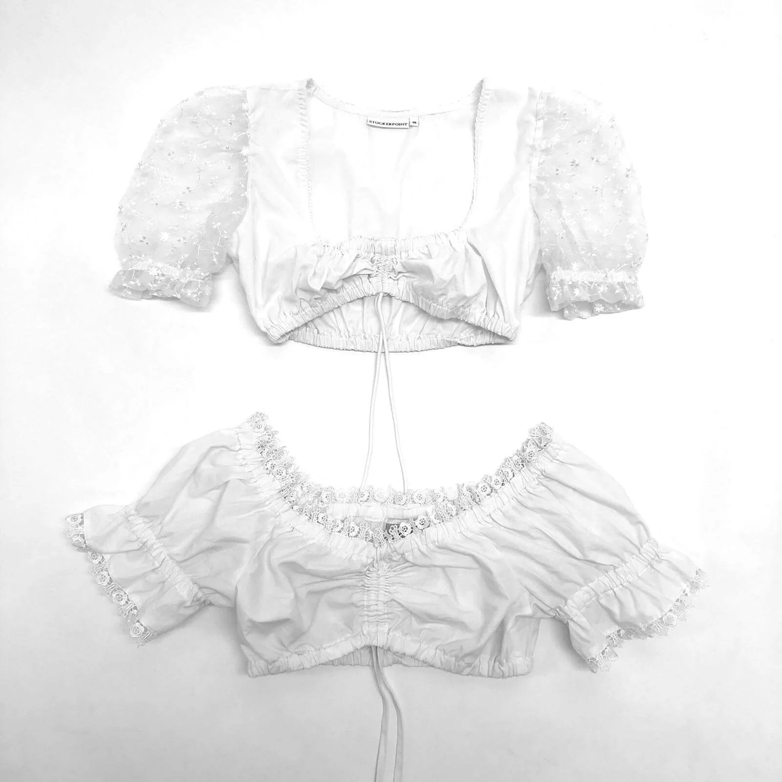 Vintage Wholesale White Blouses - Image 4