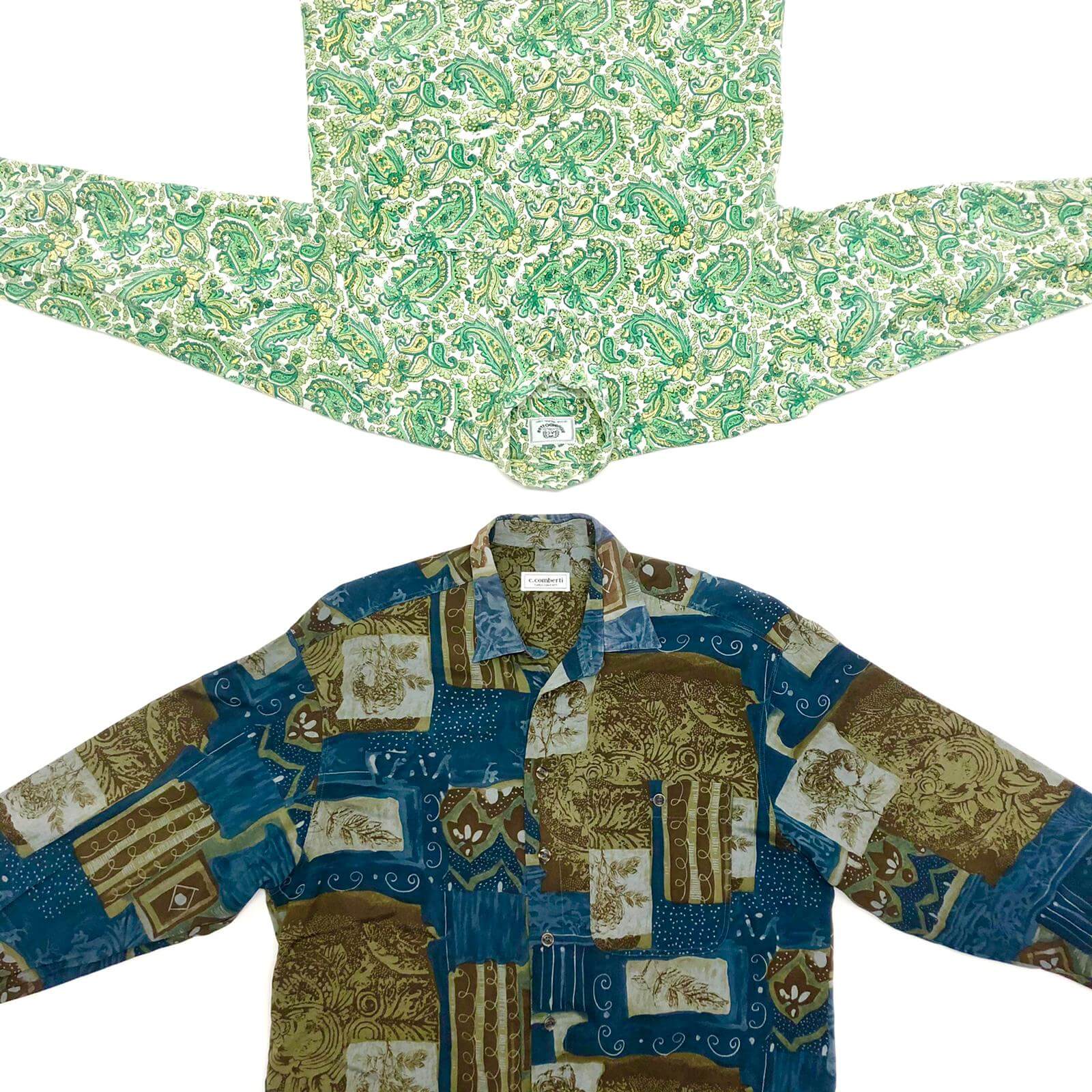 Vintage Wholesale 90's Printed Crazy Pattern Shirts - Image 3