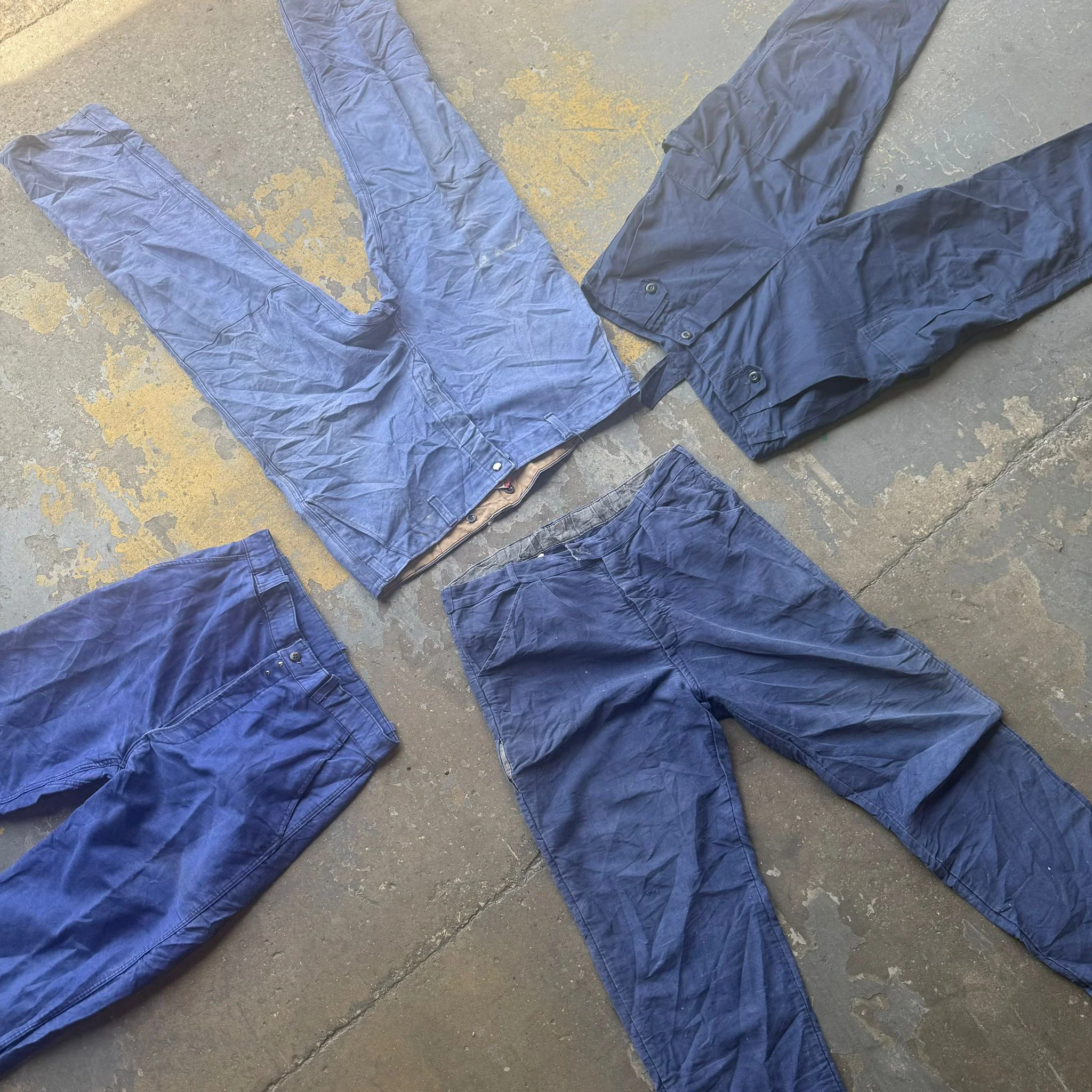Vintage Wholesale French Chore Worker Trousers - Image 3