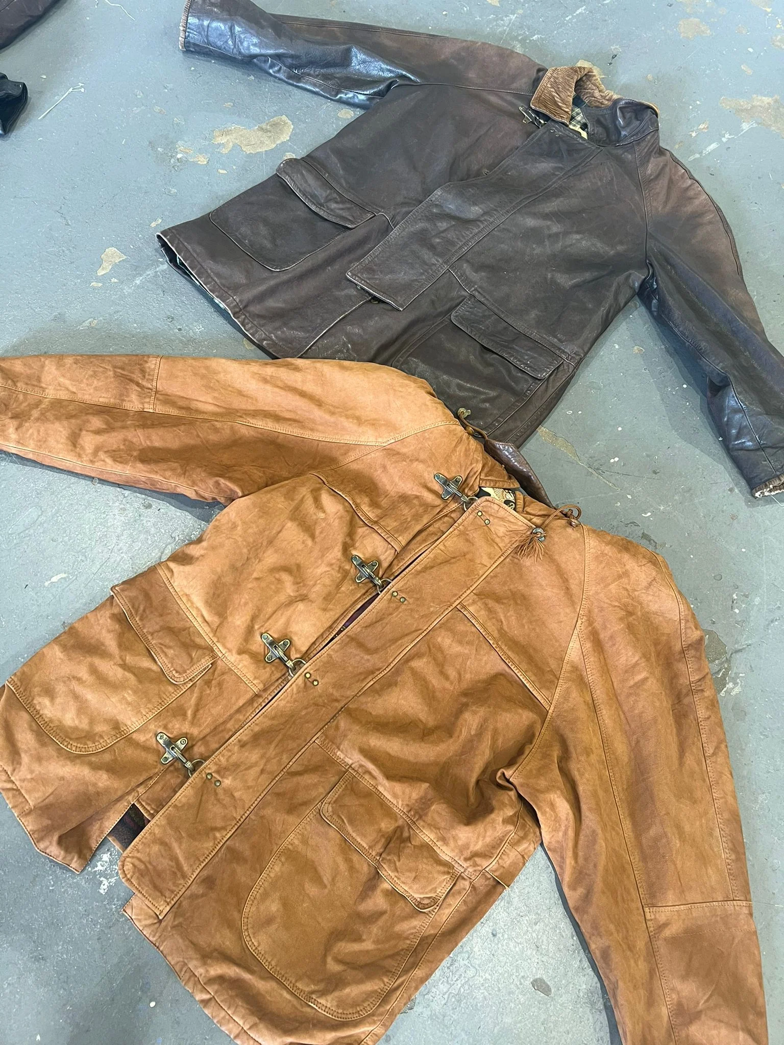 Vintage Wholesale Leather Fireman Jackets - Image 3