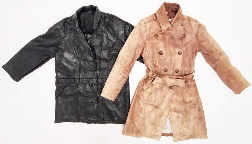 Vintage Wholesale Nappa 70's Long Leather Jackets - Image 4